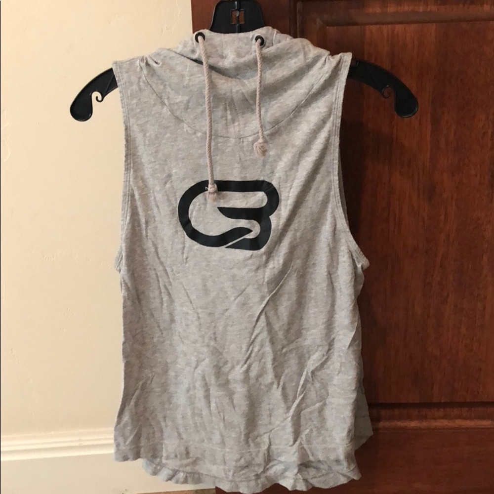 Cyclebar x Splits 59 sleeveless hoodie